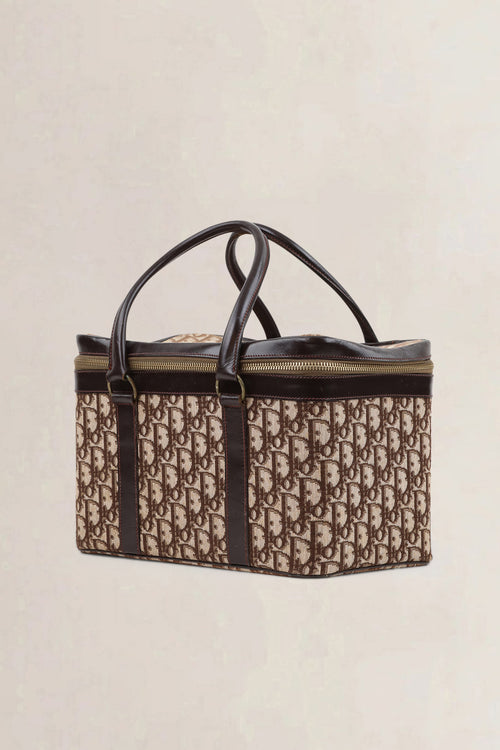 Christian Dior Brown Monogram Vanity Case
