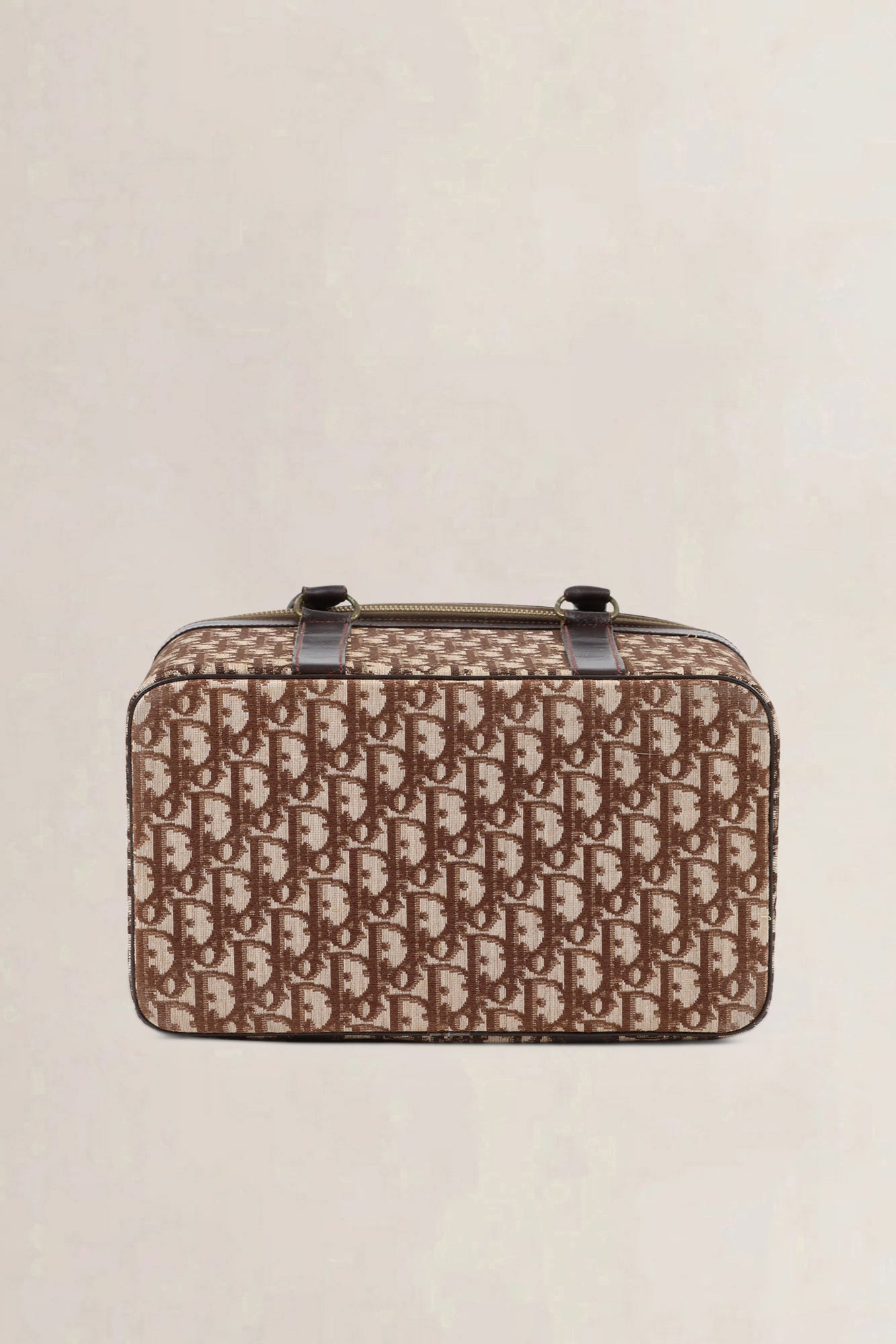 Christian Dior Brown Monogram Vanity Case