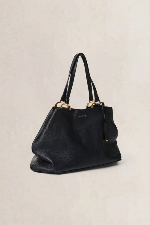 Miu Miu Navy Top Handle Bag