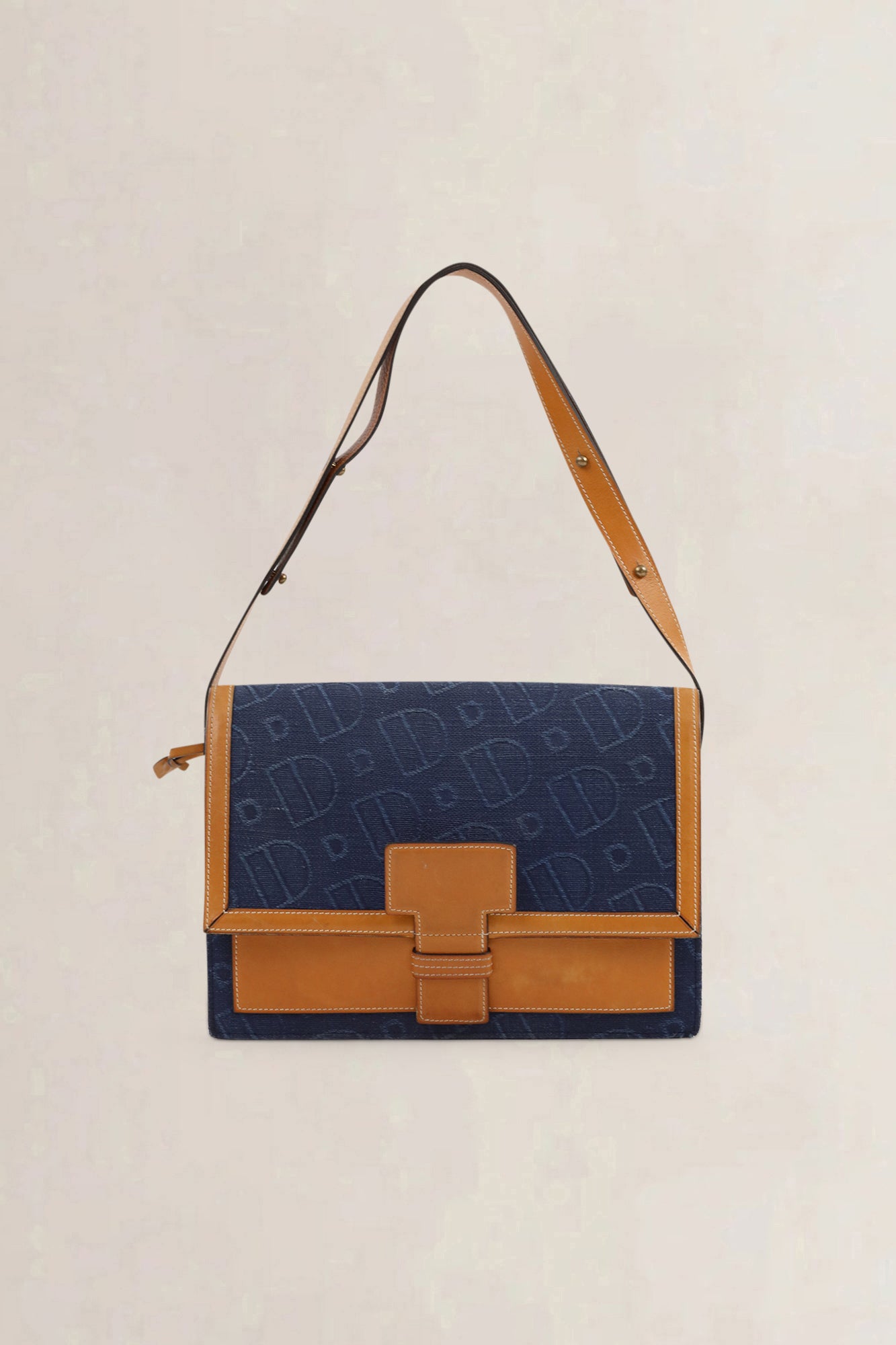 Delvaux Blue Vintage Crossbody Bag