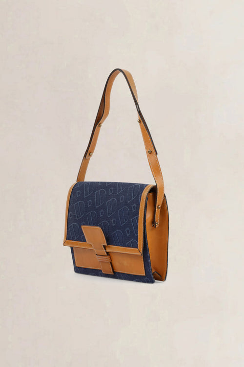 Delvaux Blue Vintage Crossbody Bag