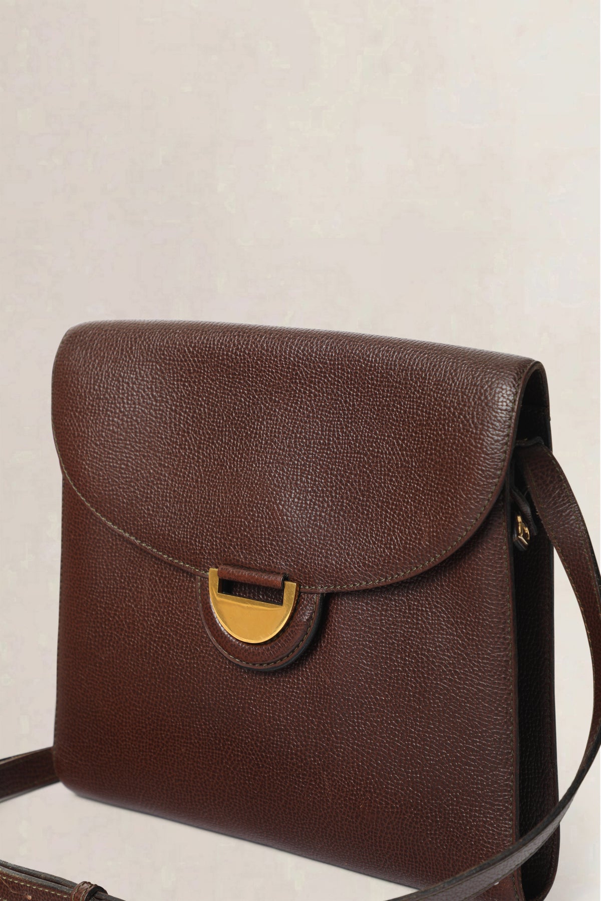 Delvaux Brown Occasion Crossbody Bag