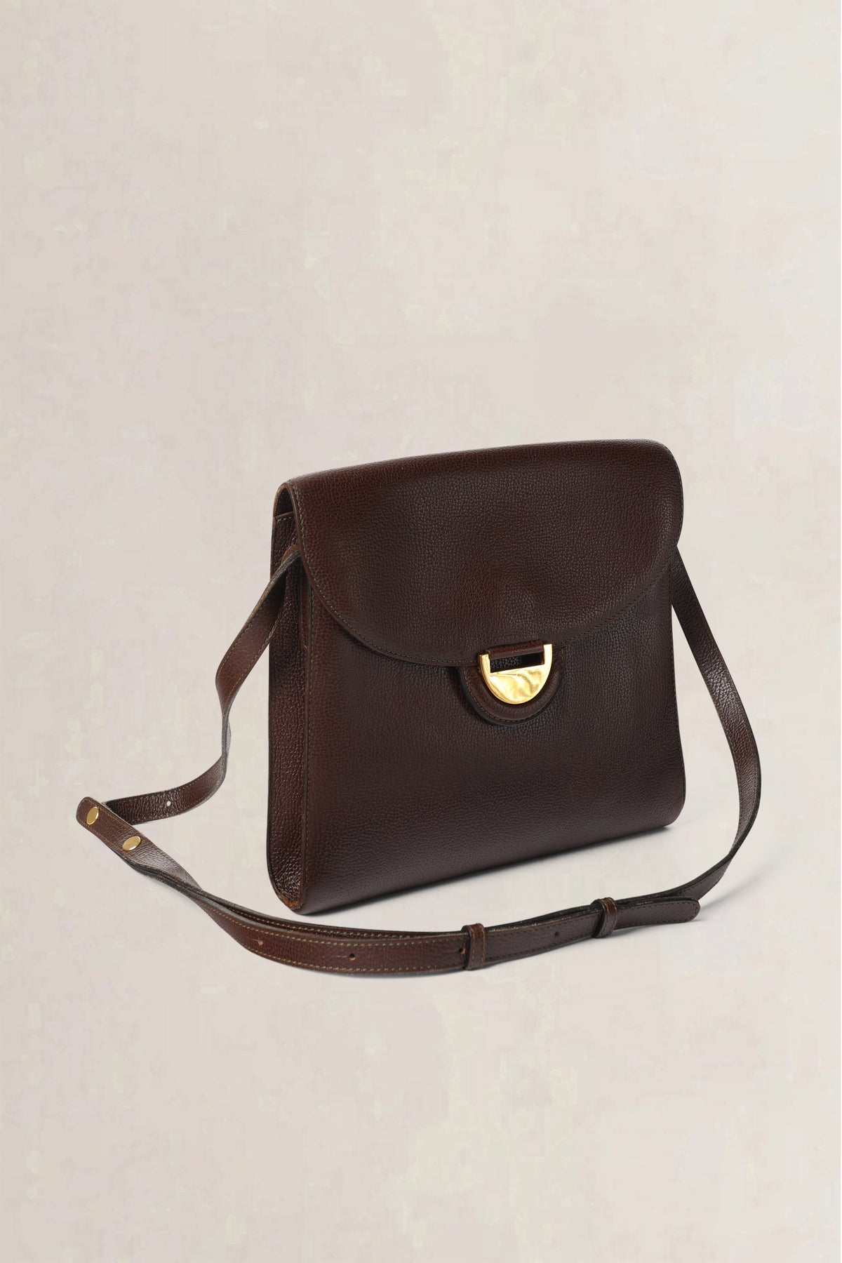 Delvaux Brown Occasion Crossbody Bag