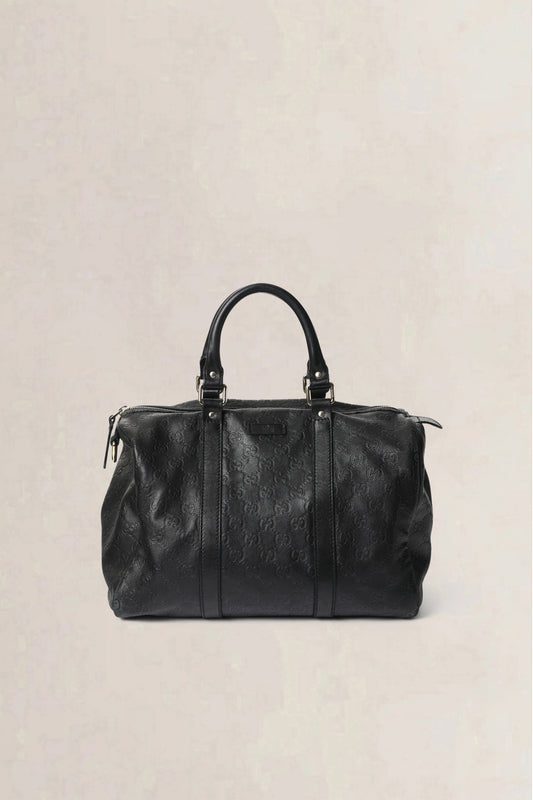 Gucci Black GG Signature Joy Boston — preloved