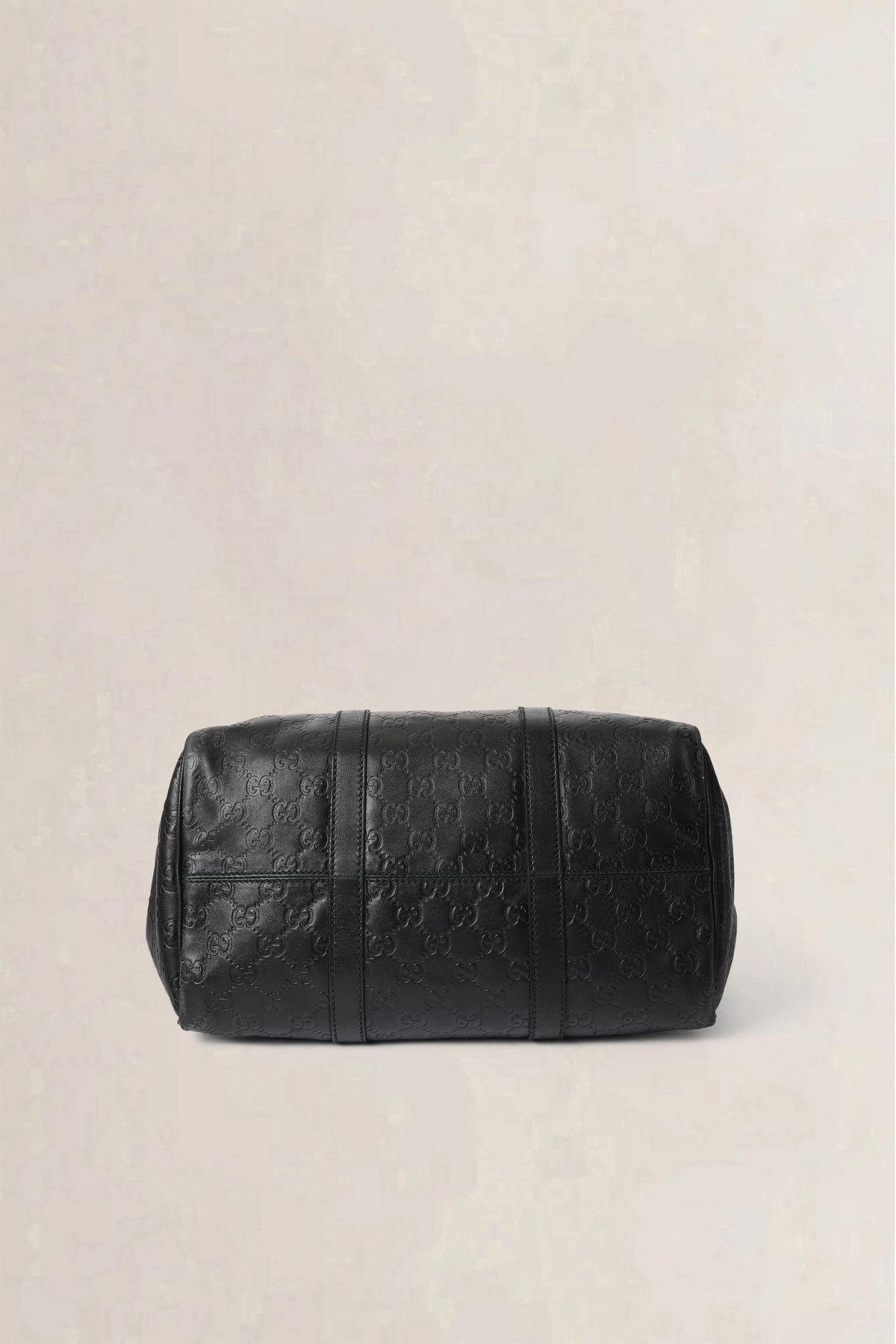 Gucci Black GG Signature Joy Boston Top Handle Bag