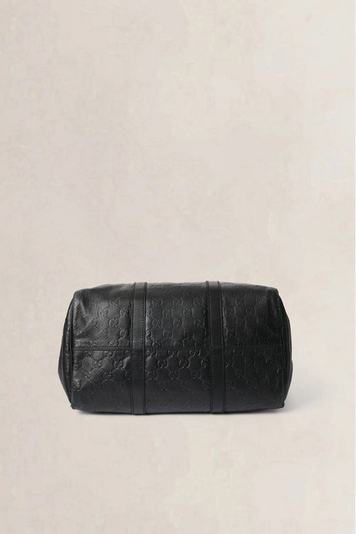 Gucci Black GG Signature Joy Boston Top Handle Bag