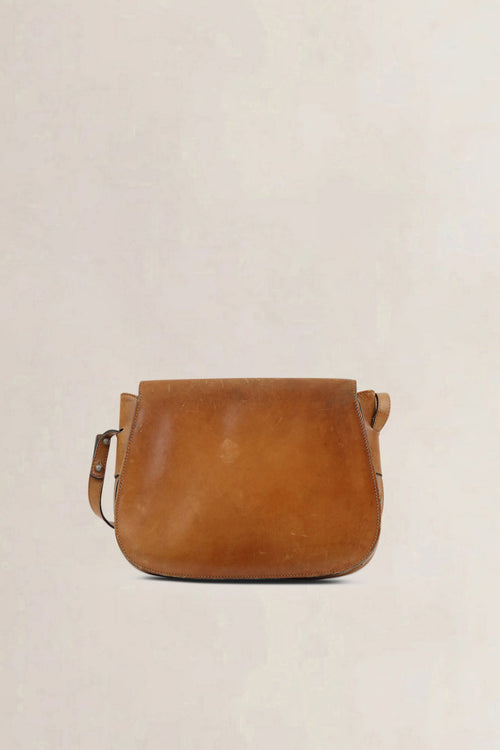 Delvaux Vintage Cognac Crossbody Bag
