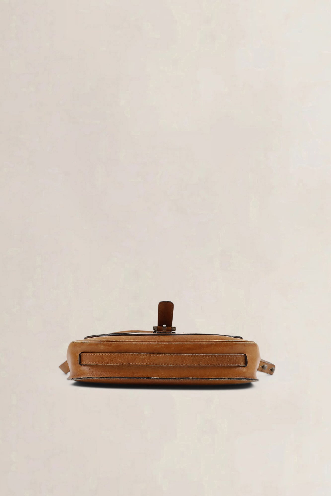 Delvaux Vintage Cognac Crossbody Bag