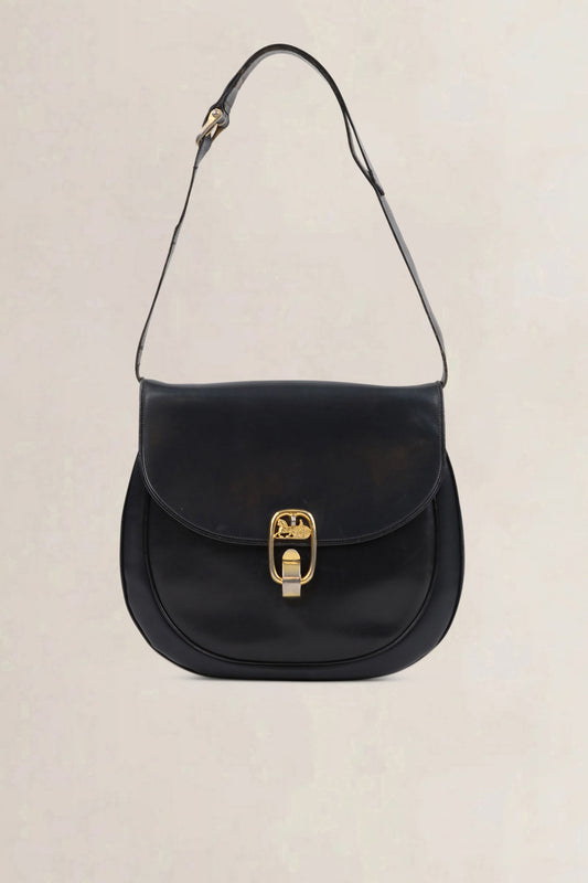 Céline Vintage Blue Shoulder Bag