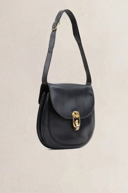 Céline Vintage Blue Shoulder Bag