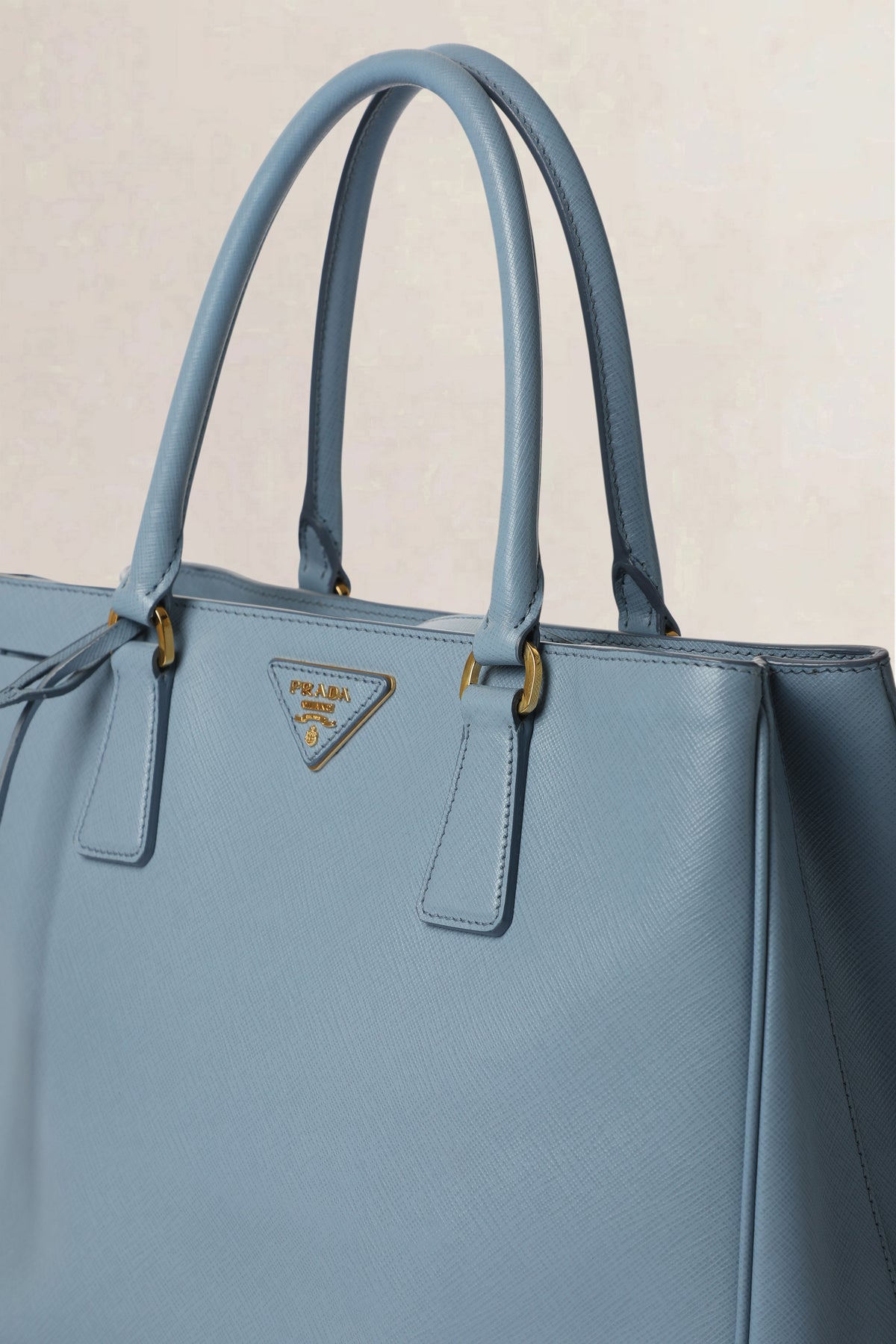 Prada Blue Galleria Saffiano Crossbody Bag &amp; Wallet Set