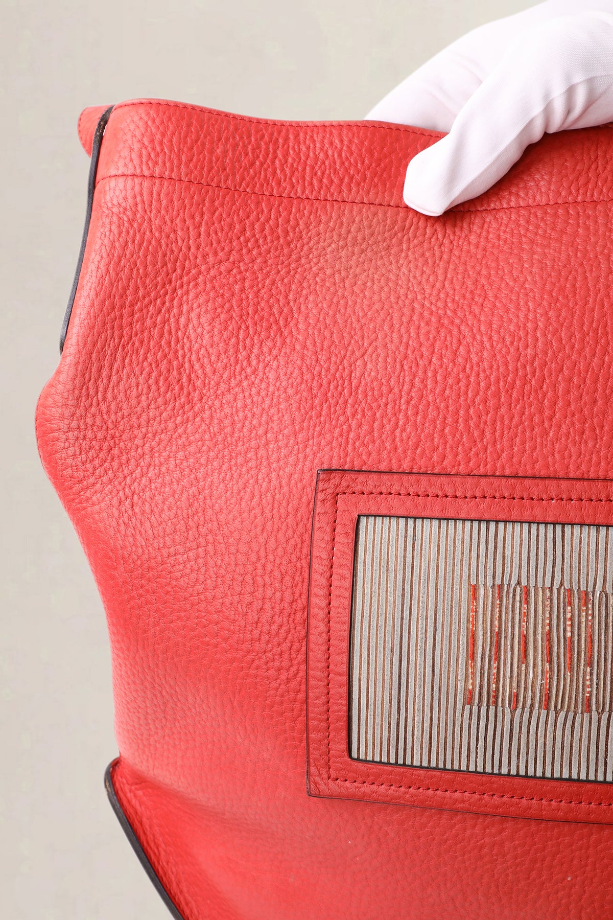 Delvaux Pink Red Coup de Chapeau Limited Edition Le Pin Crossbody Bag