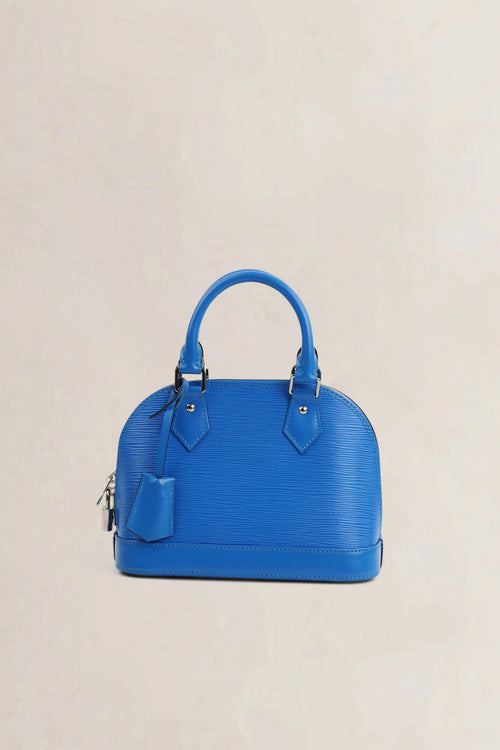 Louis Vuitton Blue Epi Alma BB Crossbody Bag