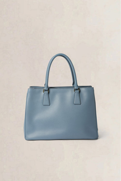 Prada Blue Galleria Saffiano Crossbody Bag &amp; Wallet Set