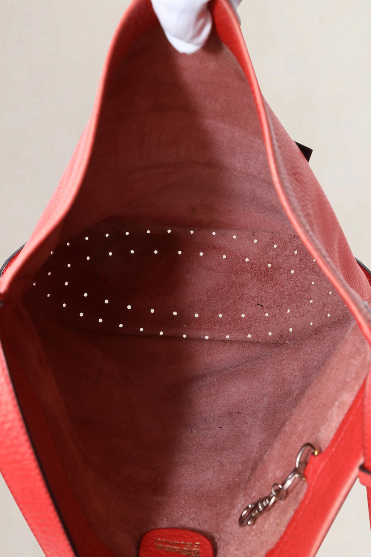 Delvaux Pink Red Coup de Chapeau Limited Edition Le Pin Crossbody Bag