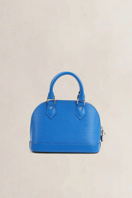 Louis Vuitton Blue Epi Alma BB Crossbody Bag