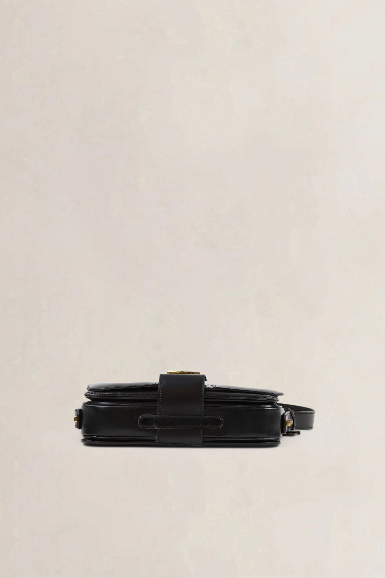 Delvaux Black Leather Shoulder Bag