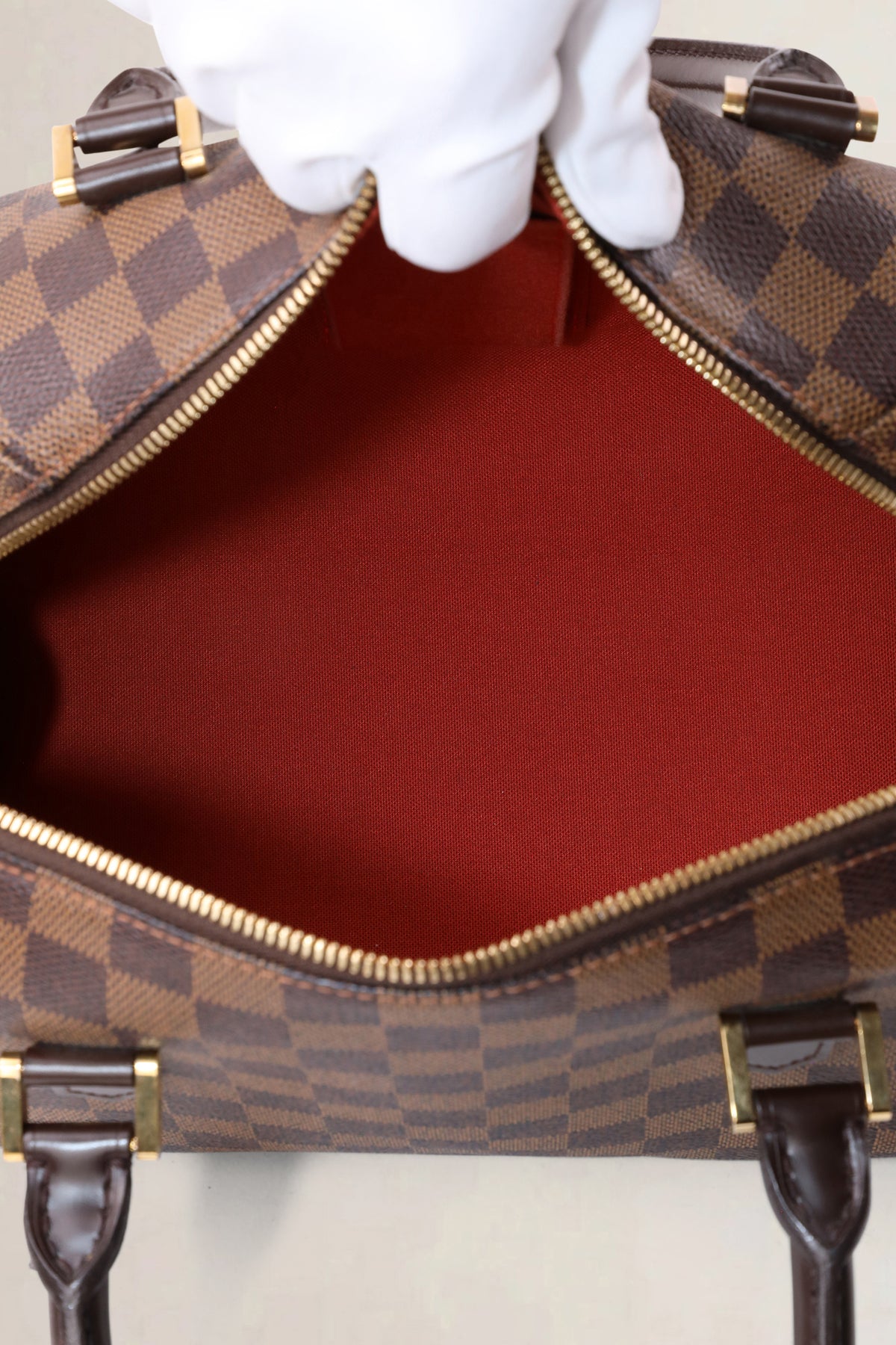 Louis Vuitton Brown Alma Damier Ebene PM Top Handle Bag