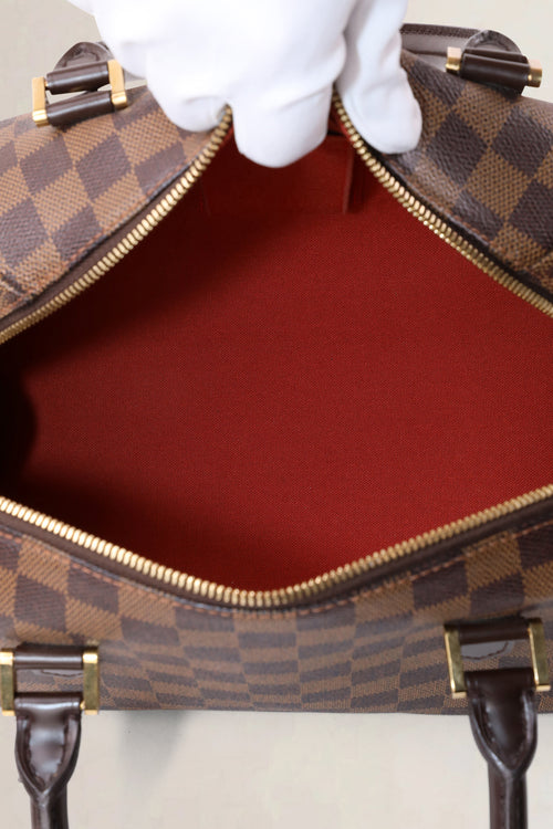 Louis Vuitton Brown Alma Damier Ebene PM Top Handle Bag