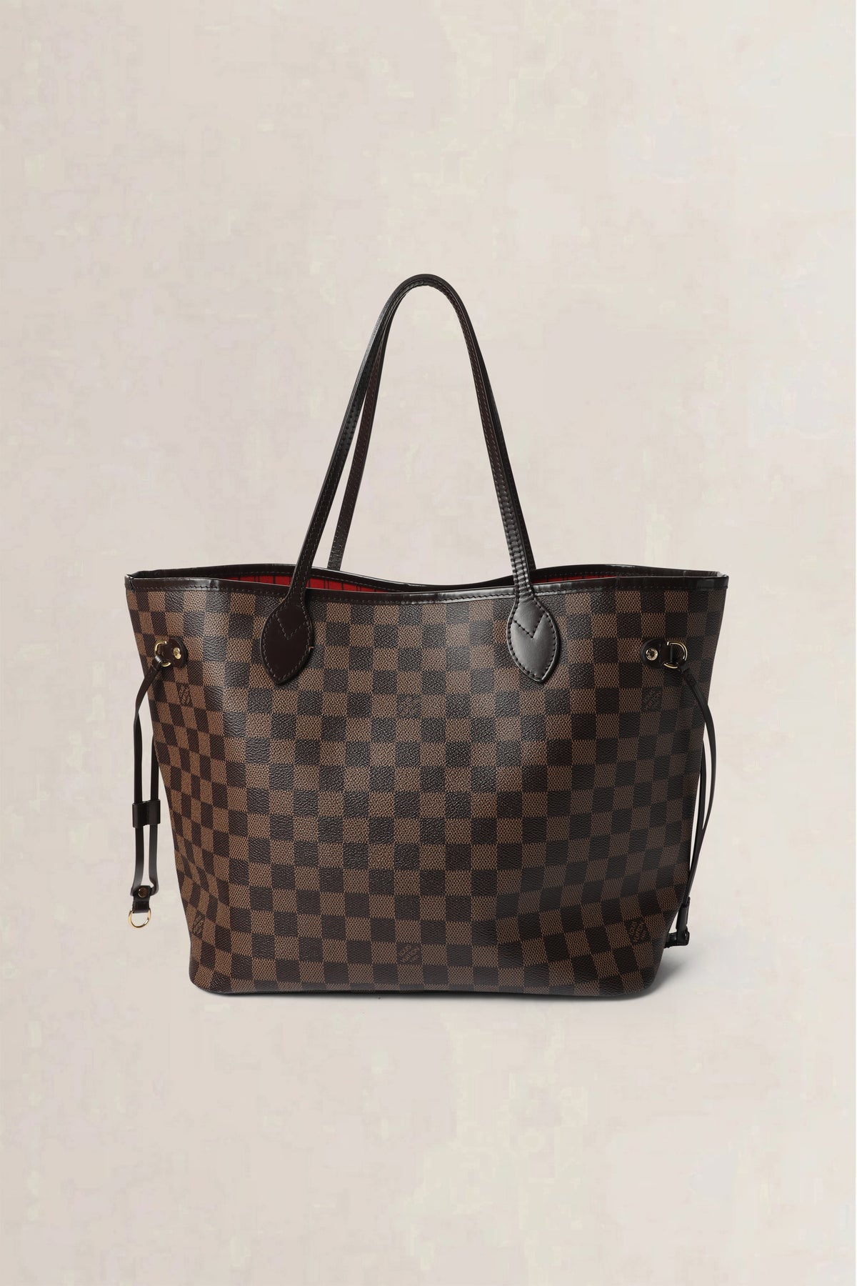 Louis Vuitton Brown Neverfull Damier Ebene MM Shoulder Bag