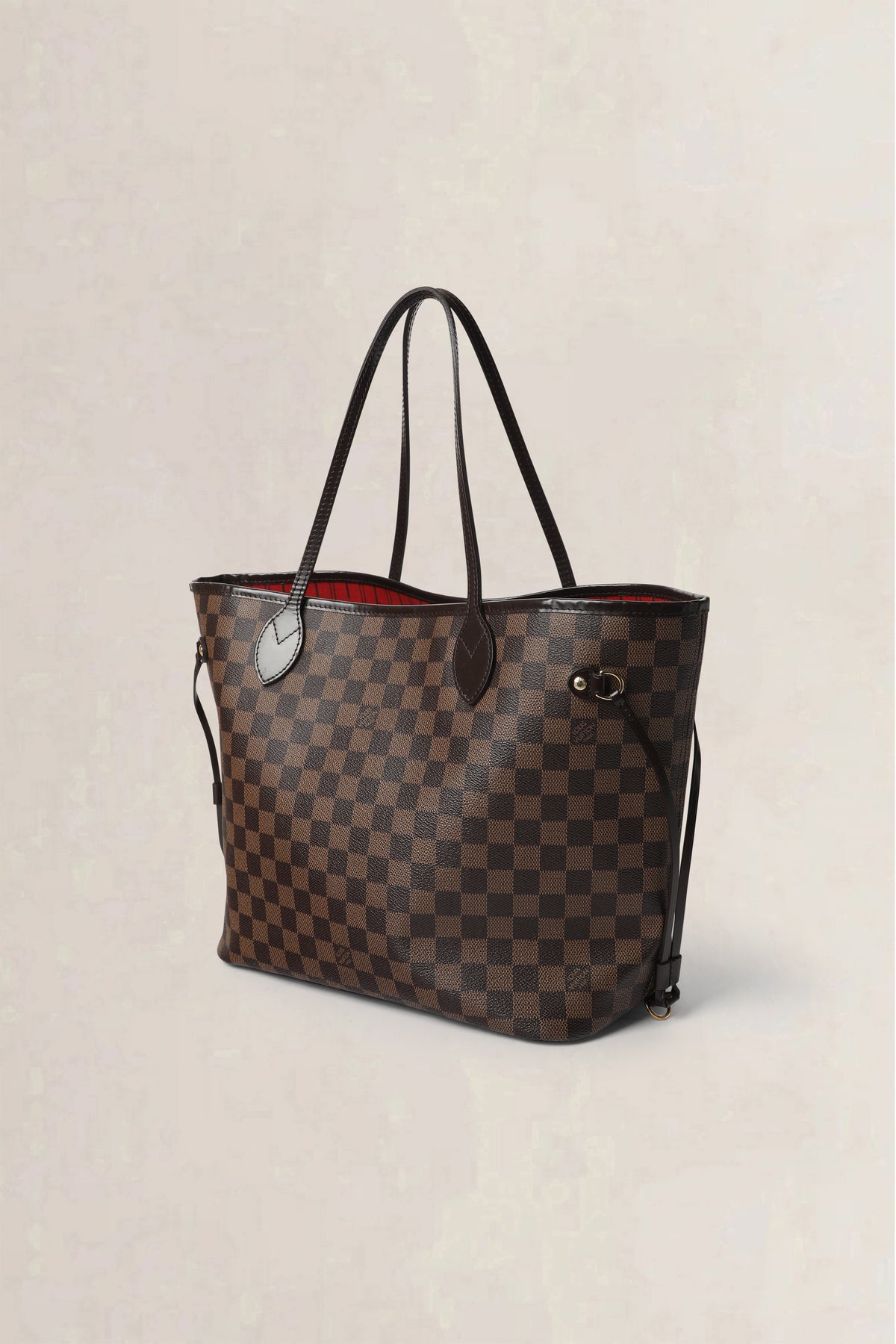Louis Vuitton Brown Neverfull Damier Ebene MM Shoulder Bag