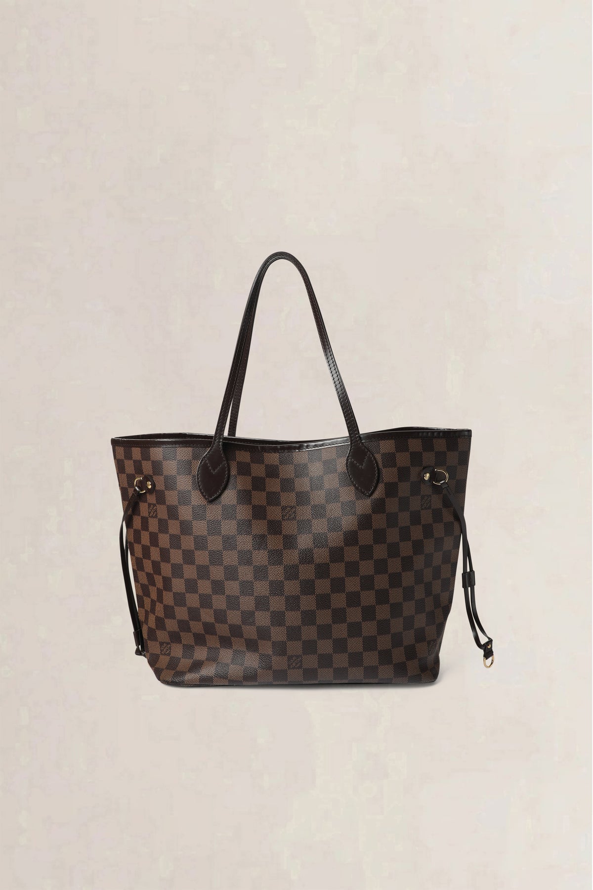 Louis Vuitton Brown Neverfull Damier Ebene MM Shoulder Bag