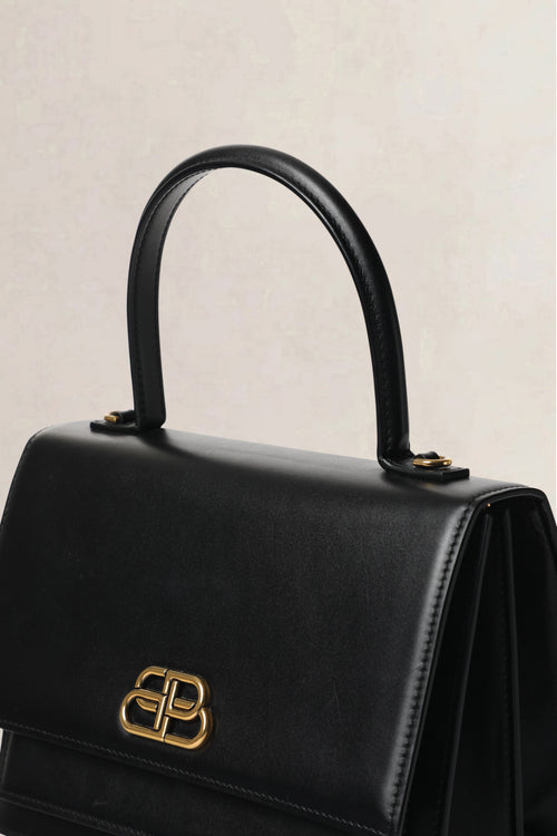 Balenciaga Black Sharp Crossbody Bag