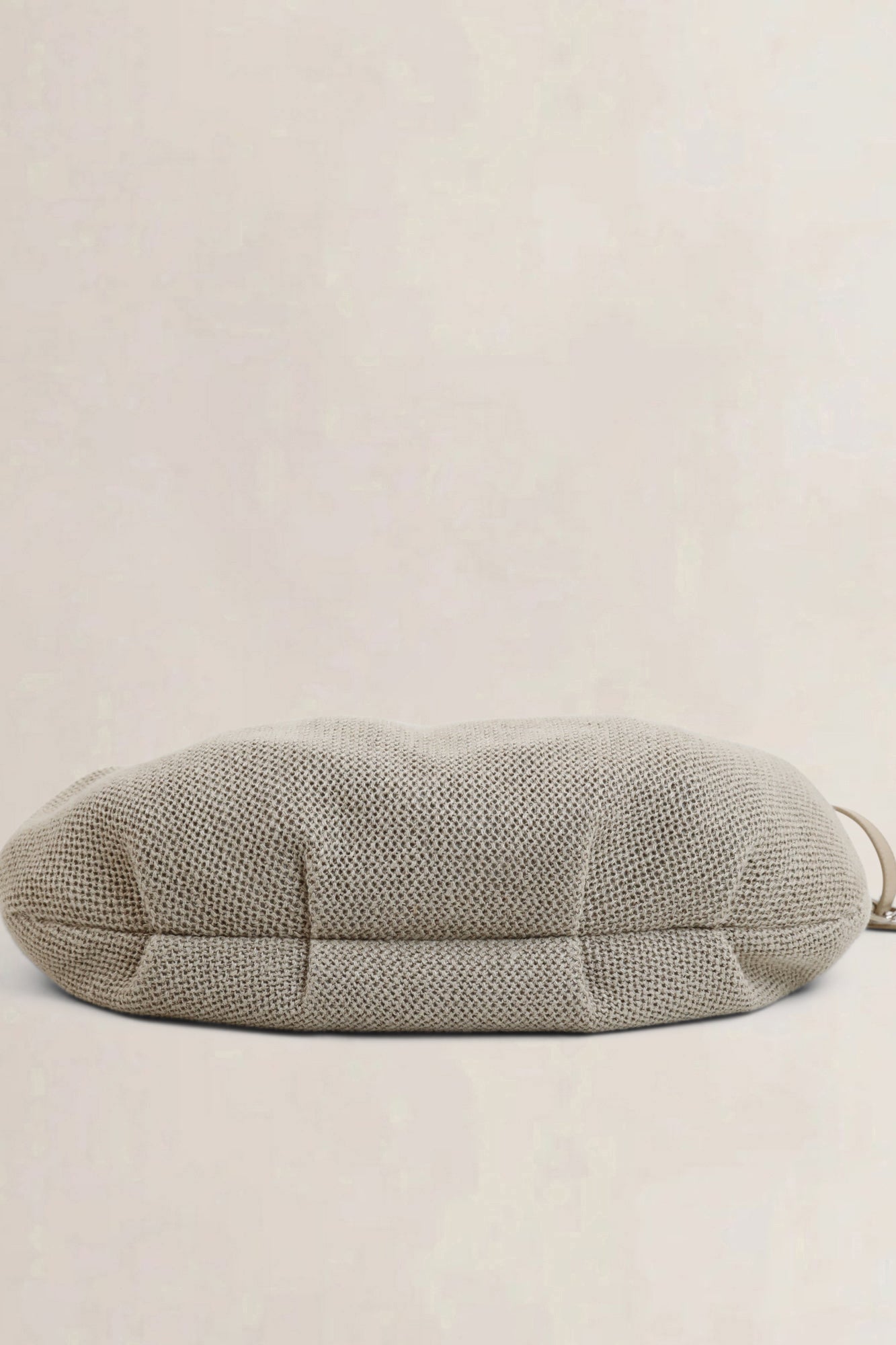Jil Sander Taupe Woven Crossbody Bag