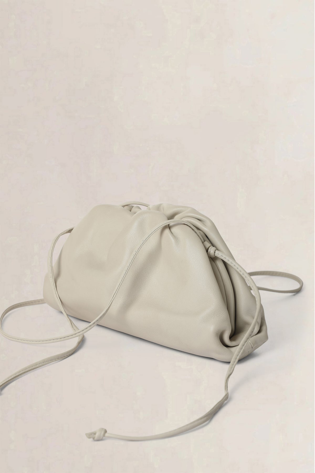 Bottega Veneta White The Mini Pouch Crossbody Bag