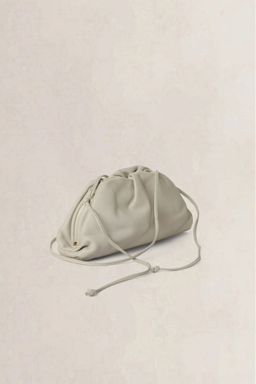 Bottega Veneta White The Mini Pouch Crossbody Bag