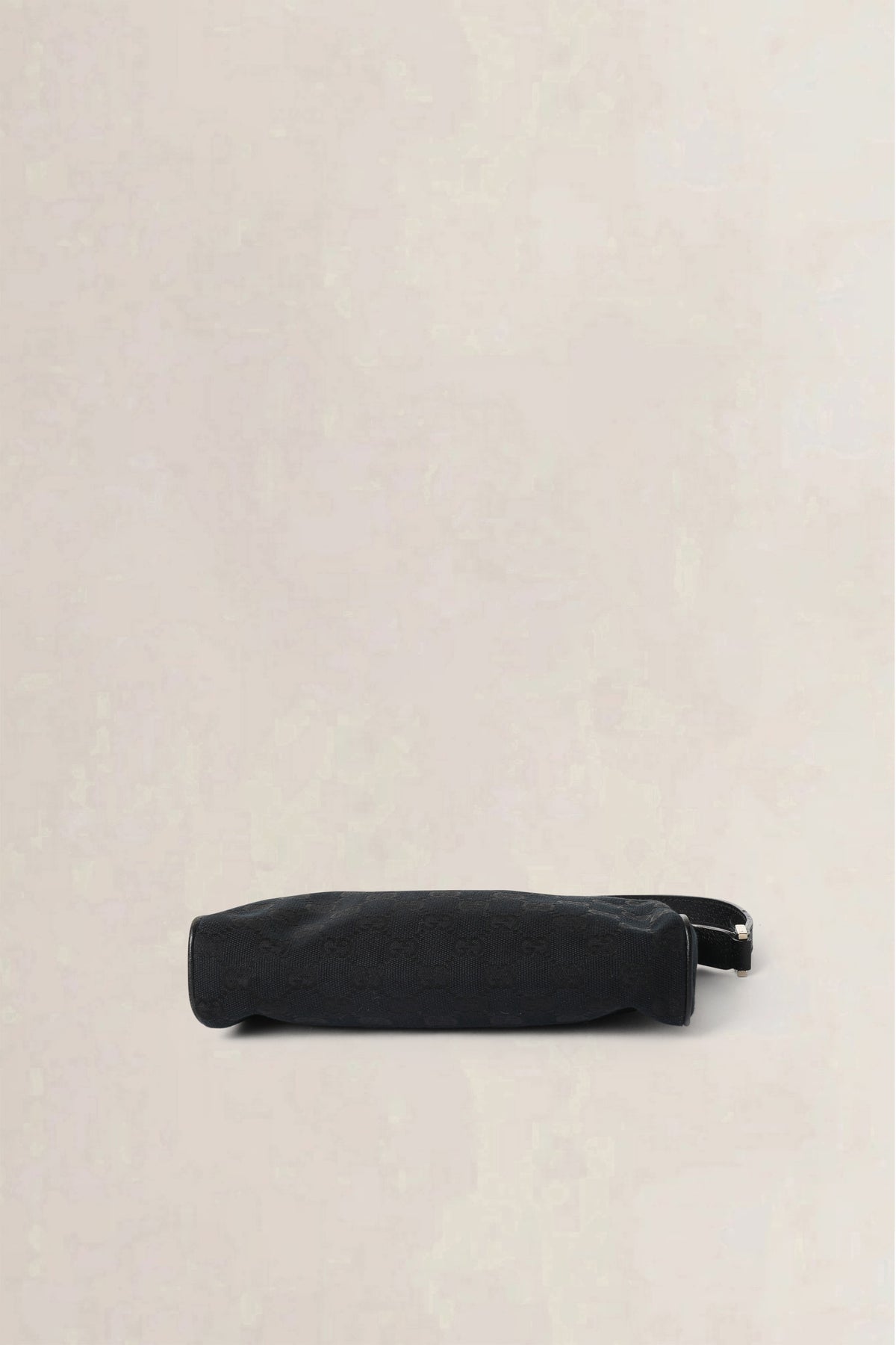 Gucci Black GG Canvas Abbey D-Ring Pochette Shoulder Bag