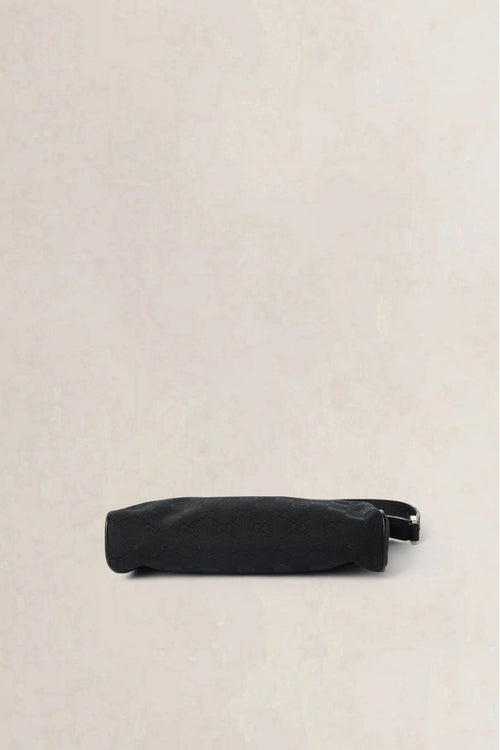 Gucci Black GG Canvas Abbey D-Ring Pochette Shoulder Bag