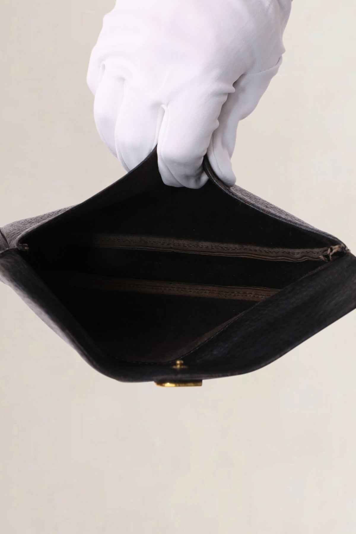 Delvaux Black Jumping Calf Pochette Wallet