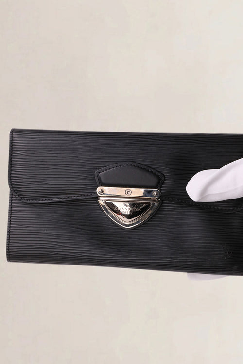 Louis Vuitton Black Eugenie Epi Leather Wallet