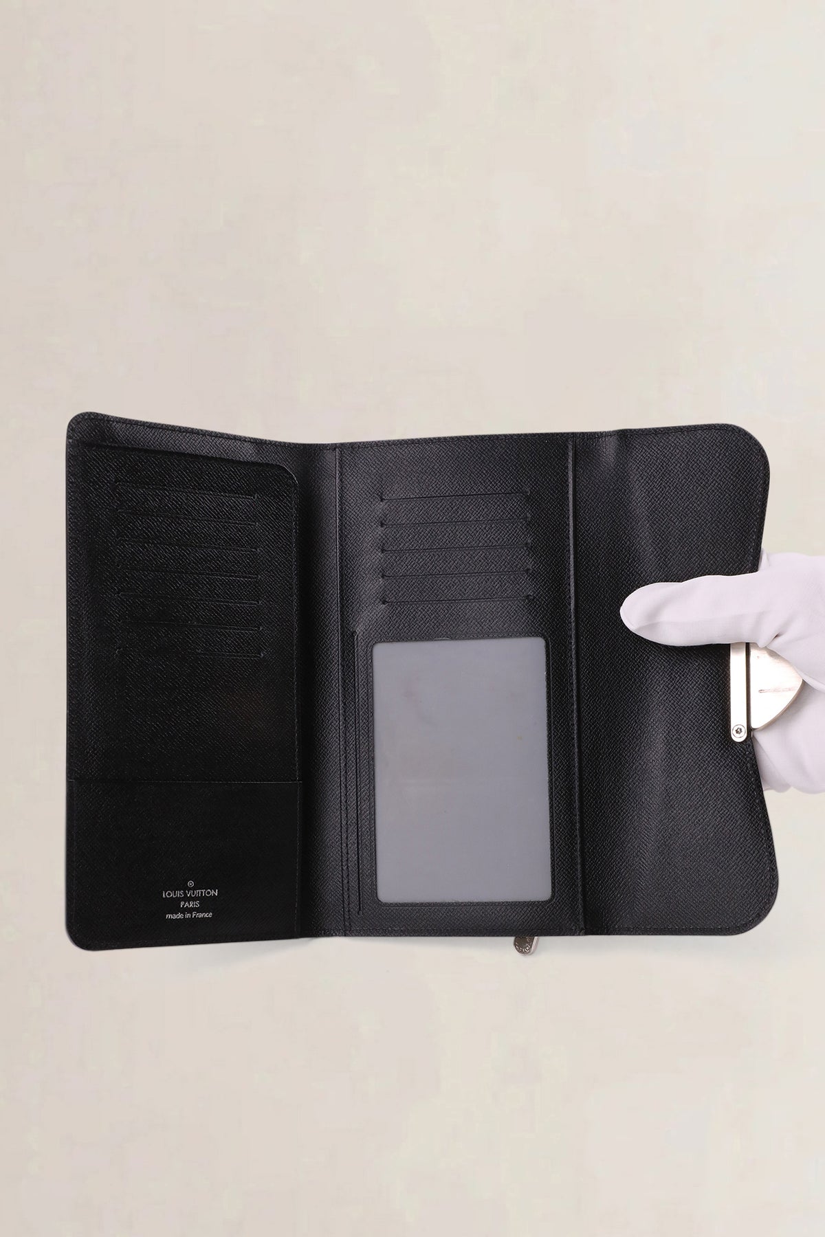 Louis Vuitton Black Eugenie Epi Leather Wallet