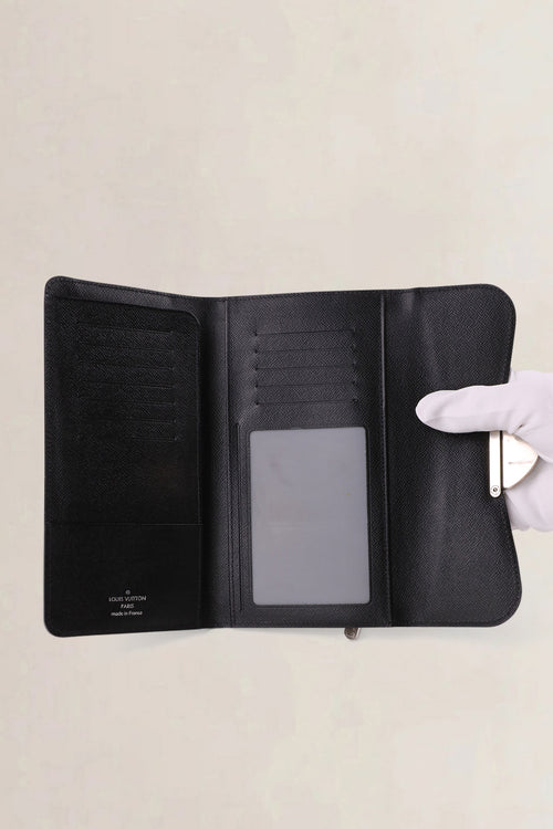 Louis Vuitton Black Eugenie Epi Leather Wallet
