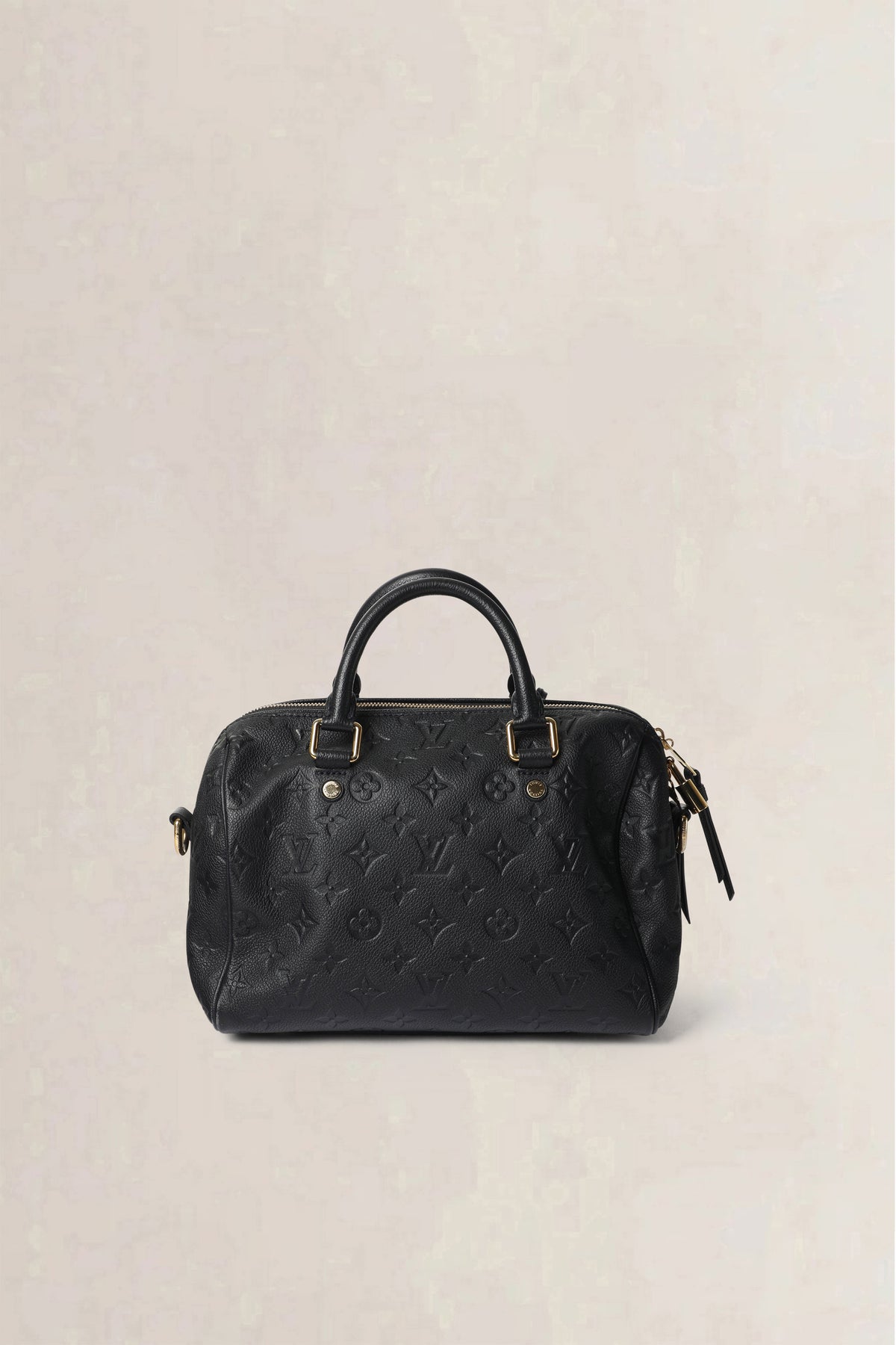 Louis Vuitton Black Speedy 25 Monogram Empreinte Crossbody Bag