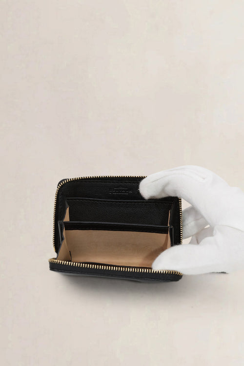 Delvaux Black Leather Wallet
