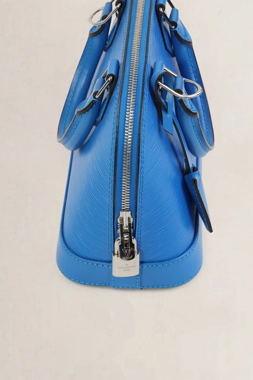 Louis Vuitton Blue Epi Alma BB Crossbody Bag