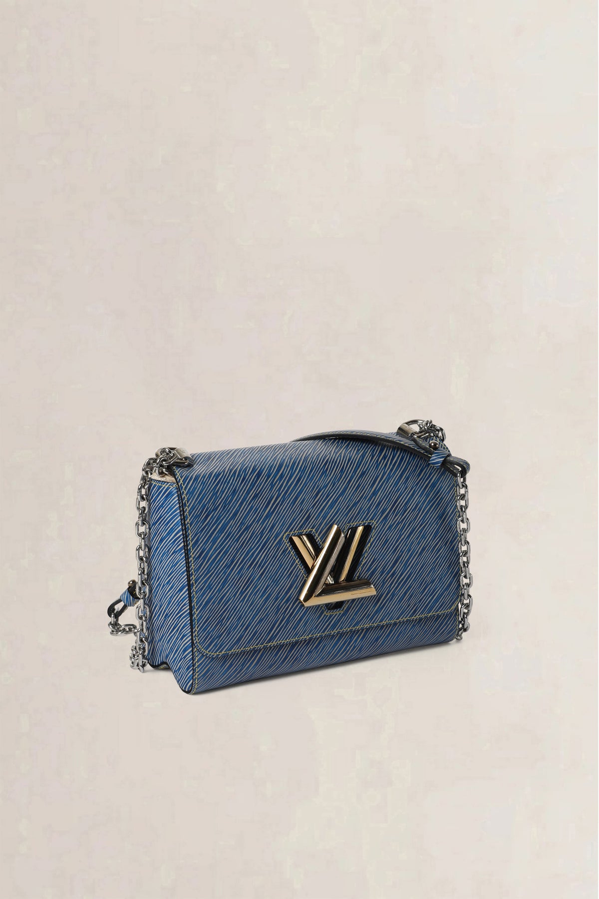 Louis Vuitton Blue Twist Epi MM Crossbody Bag