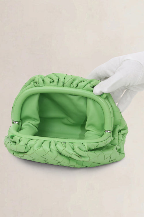 Bottega Veneta Pistacchio The Pouch Crossbody Bag