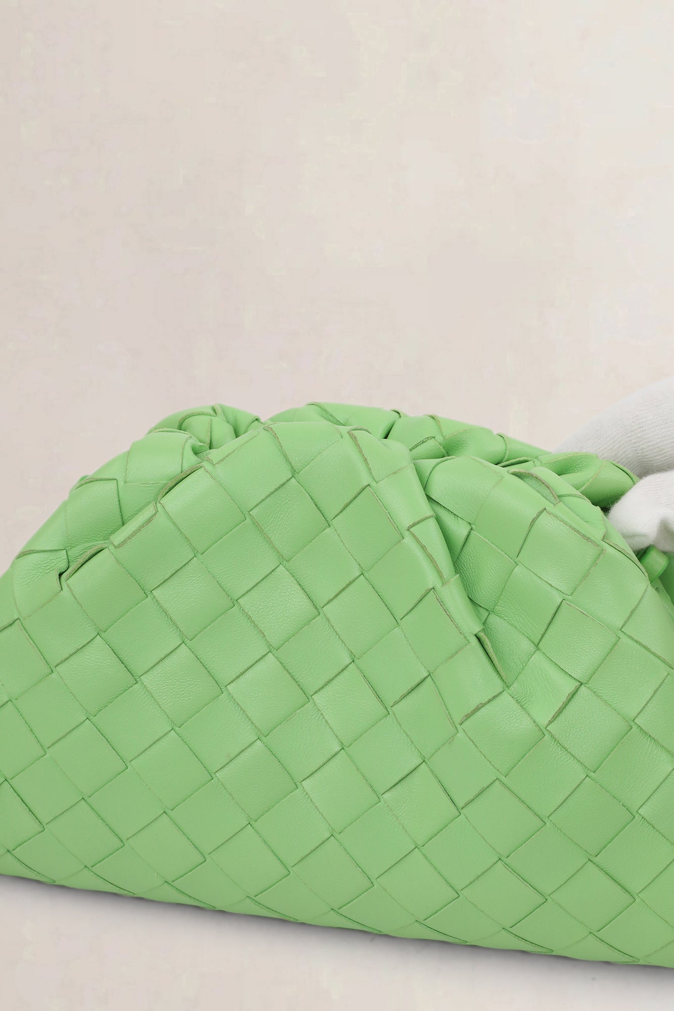 Bottega Veneta Pistacchio The Pouch Crossbody Bag