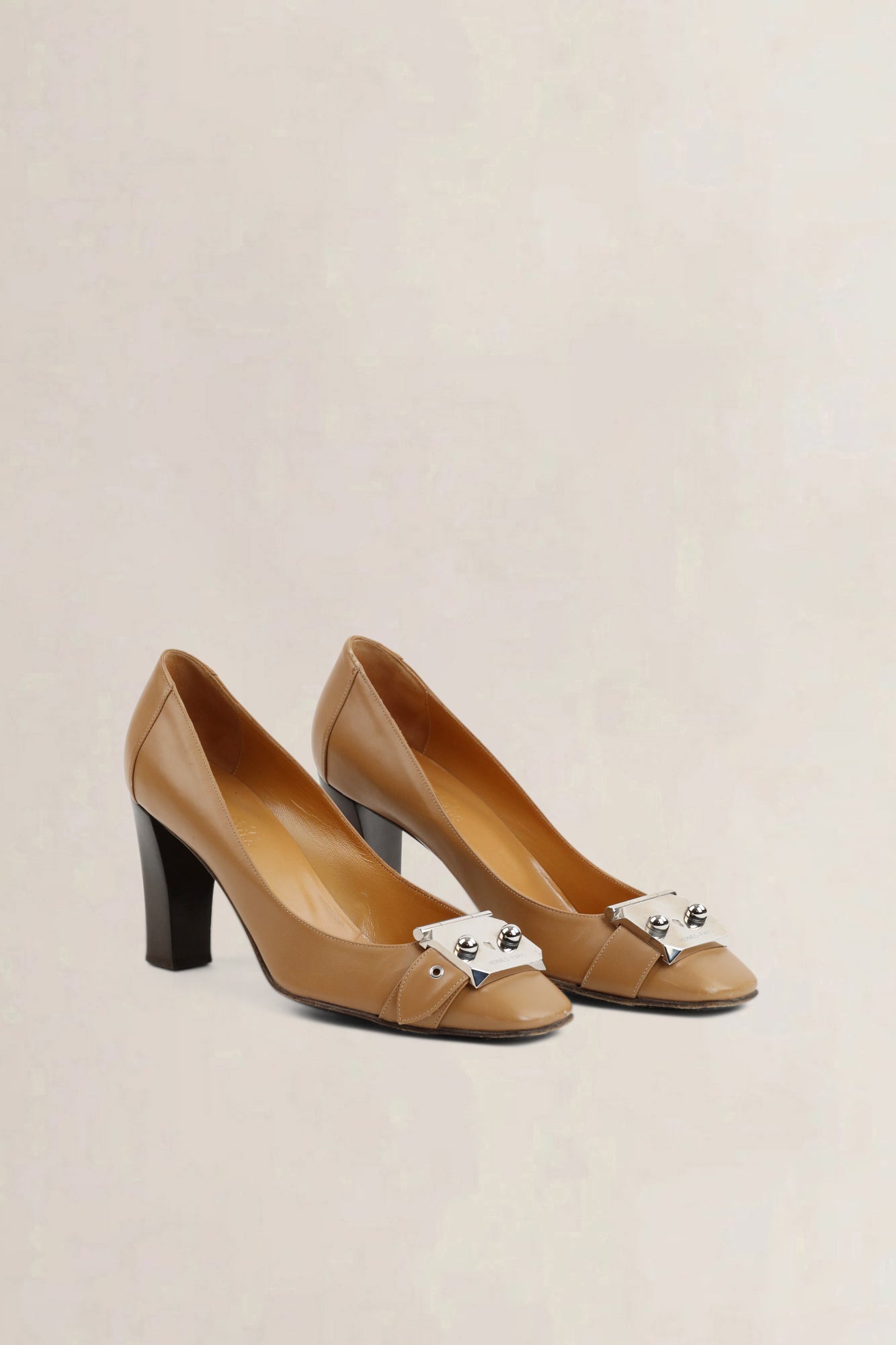 Hermès Camel Heels