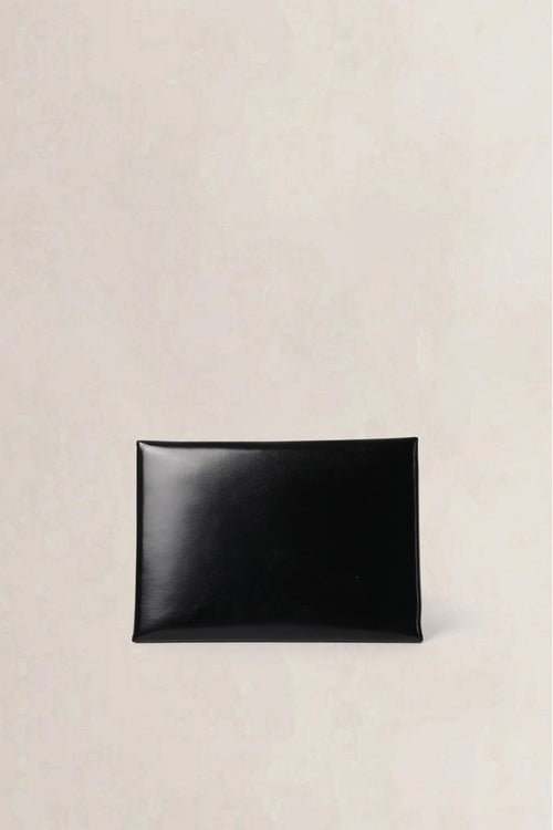 Delvaux Black Ut Patent Top Handle Bag