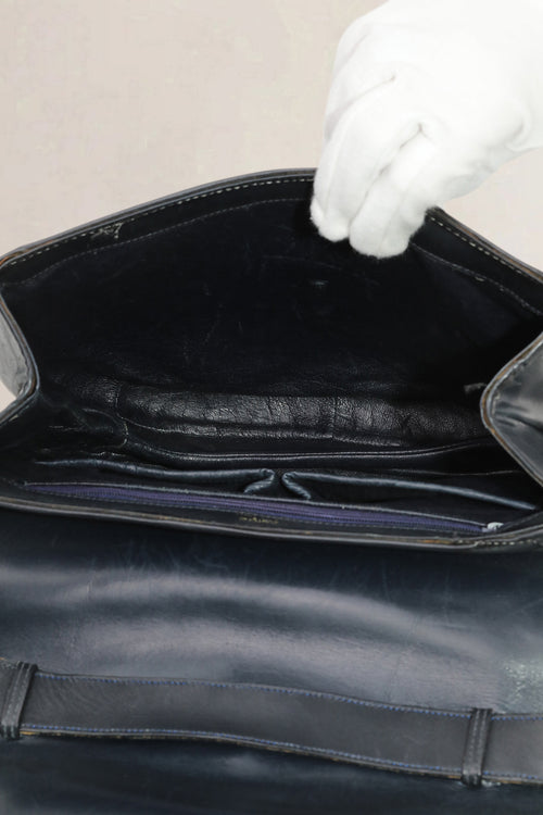 Céline Vintage Blue Shoulder Bag