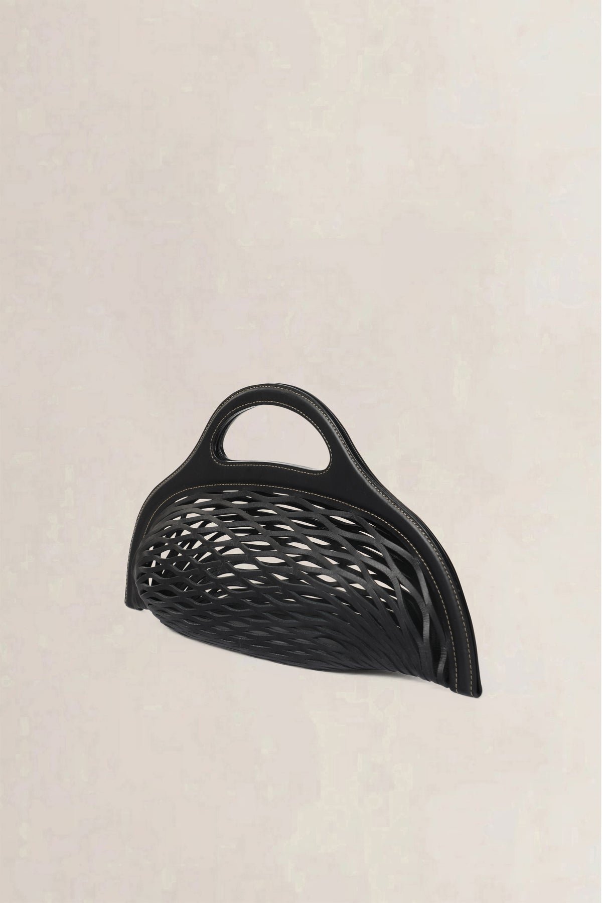 Delvaux Anthracite Grey Charles Kaisin The Basket Top Handle Bag