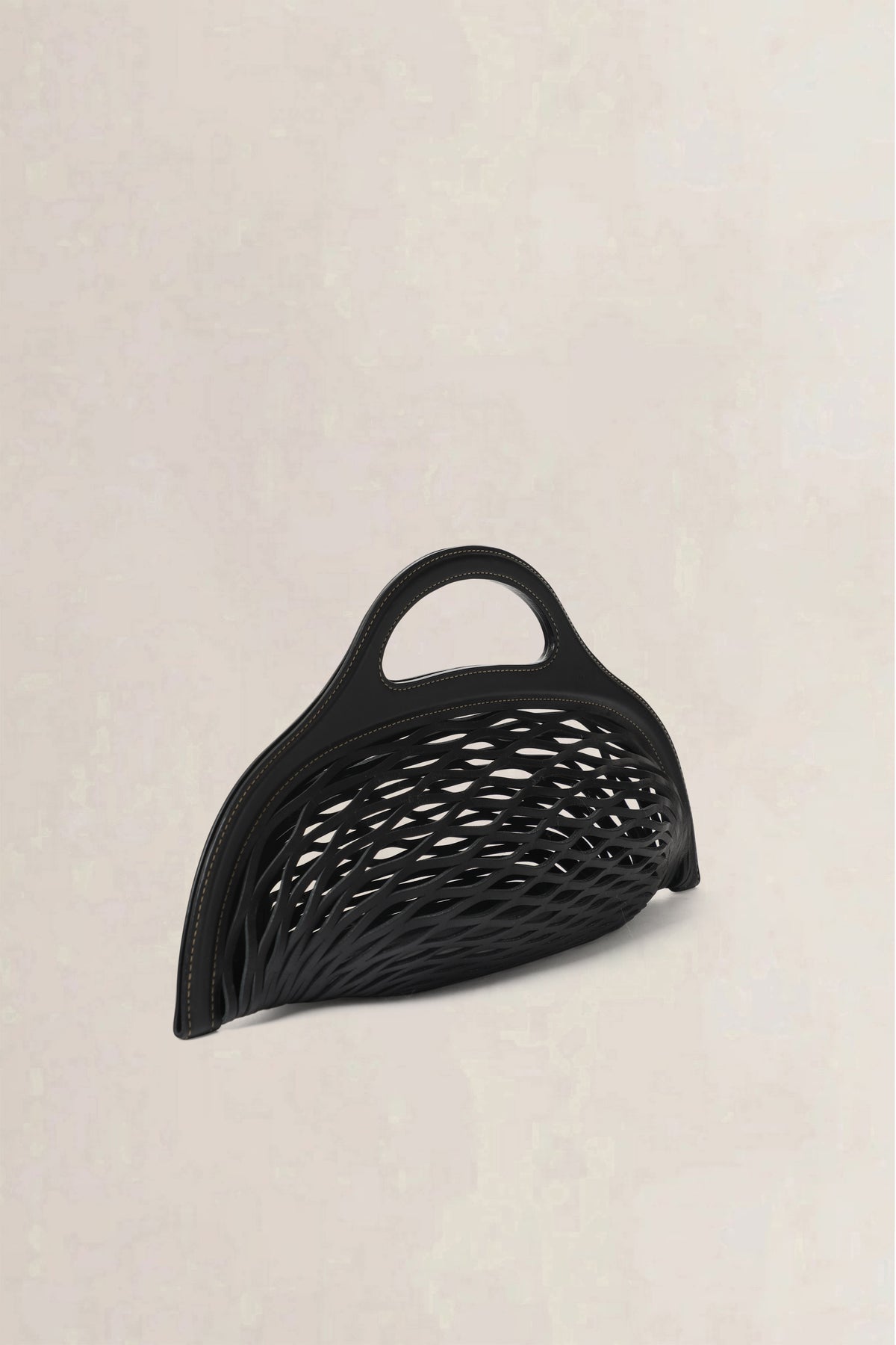 Delvaux Anthracite Grey Charles Kaisin The Basket Top Handle Bag