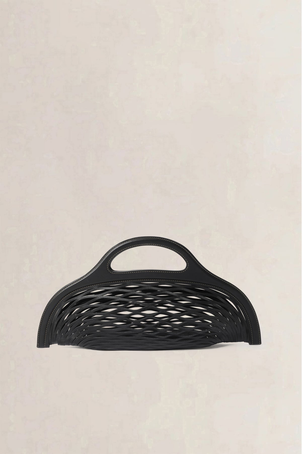 Delvaux Anthracite Grey Charles Kaisin The Basket Top Handle Bag