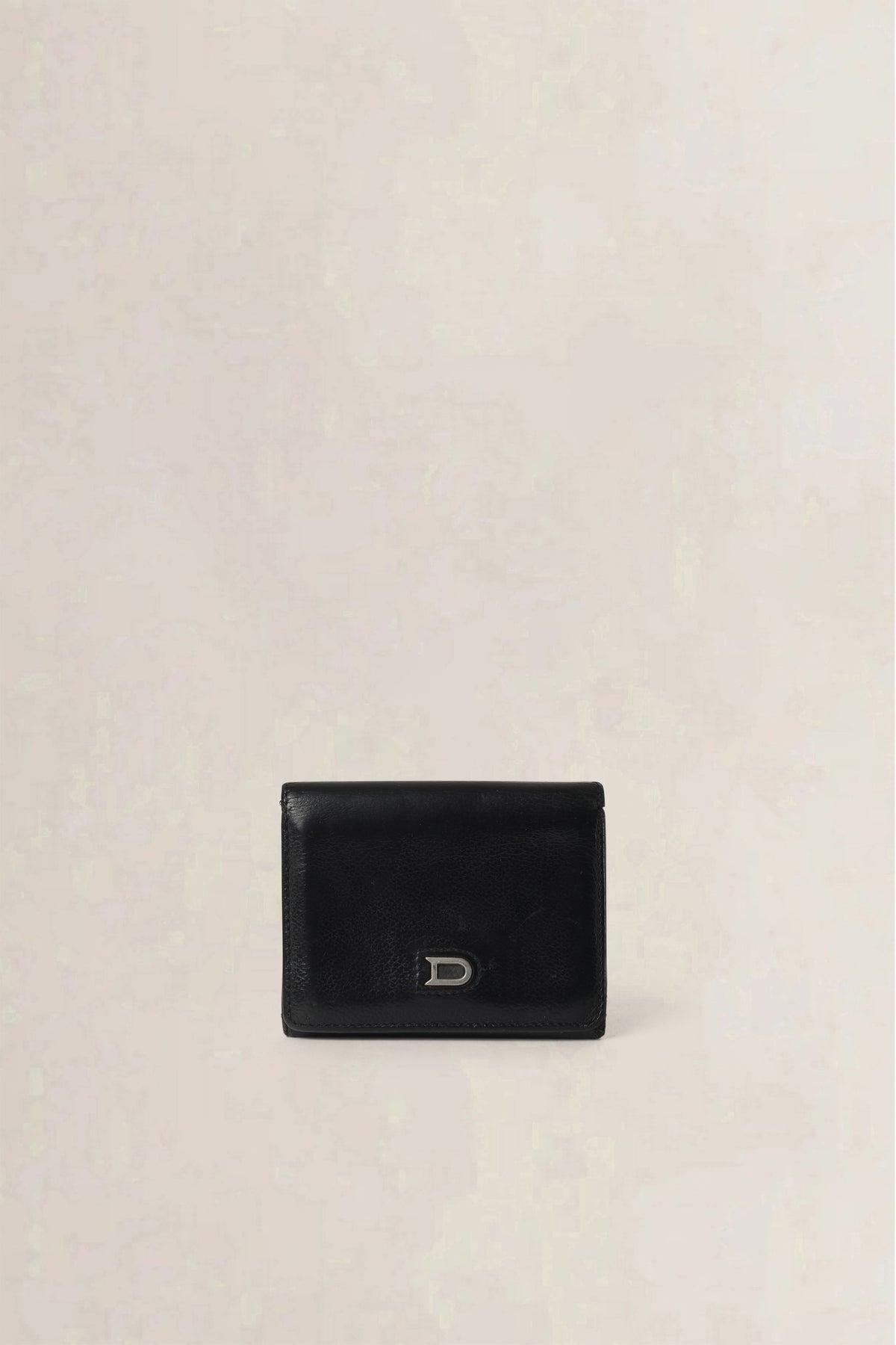 Delvaux Black Trifold Card Holder