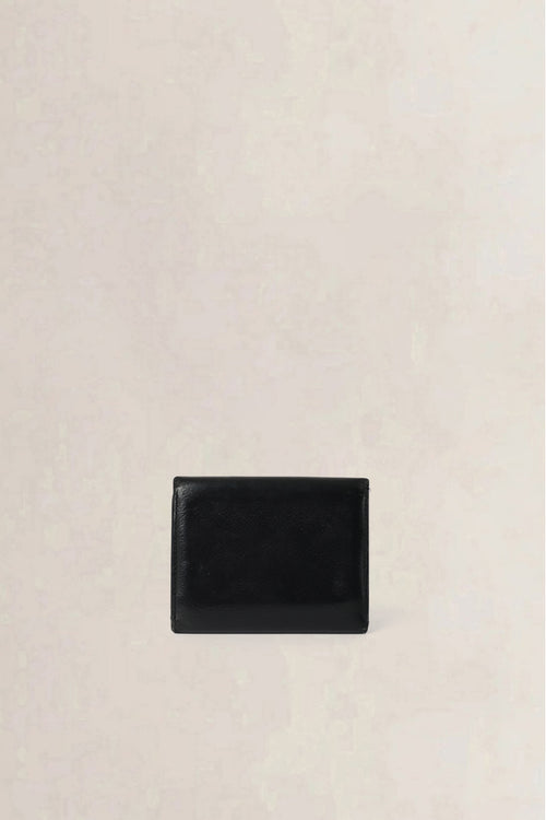 Delvaux Black Trifold Card Holder